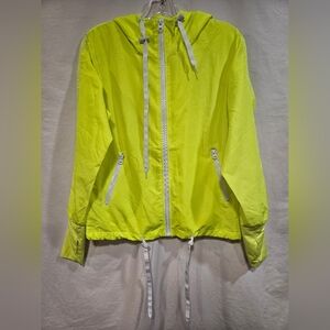 ZYIA Women's Lime Green Hooded Jacket